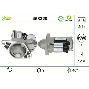 Štartér VALEO 458320