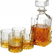 EXCELLENT KO-YE7300760 Whiskey set karafa + poháre sada 5 ks krištáľové sklo 0,9 L