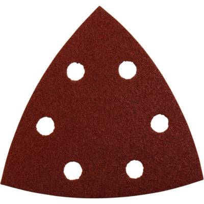 Brúsny papier delta 95 x 95 x 95 mm, suchý zips, 6 otvorov, zrnitosť 120 (50 ks) MAKITA P-42634