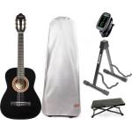 Valencia VC102 Premium SET Black Класическа китара с размер 1/2