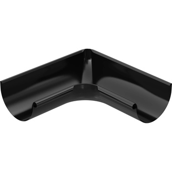 Bryza STAL Vnútorný roh 150 mm čierny