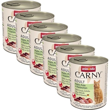Animonda Carny Adult Kura morka a králik 6 x 800 g
