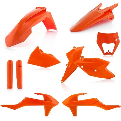 Acerbis plastový full kit sa hodí pre KTM EX / EX-F 17/19 oranž 2016