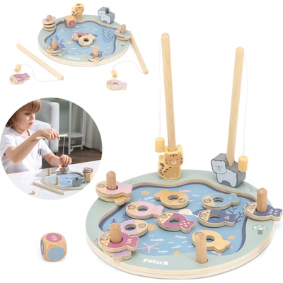 Viga Toys PolarB Магнитна игра за риболов, за деца от 2+ години (44080)