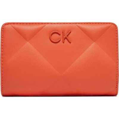 Calvin Klein Jeans Голям дамски портфейл Calvin Klein Jeans Re-Lock Quilt Bifold Wallet K60K611374 Flame SA3 (Re-Lock Quilt Bifold Wallet K60K611374)