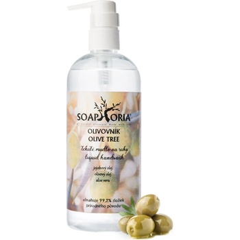 Soaphoria Olivovník organické tekuté mydlo na ruky 400 ml