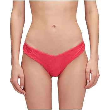 SUNDEK Baunei jacquard high-leg terry briefs sk23 bikini bottom - Pink (Pitaya)