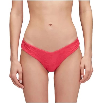 SUNDEK Baunei jacquard high-leg terry briefs sk23 bikini bottom - Pink (Pitaya)