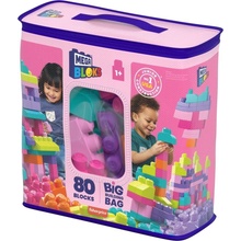 MEGA BLOKS Velký pytel kostek - Růžový (80)