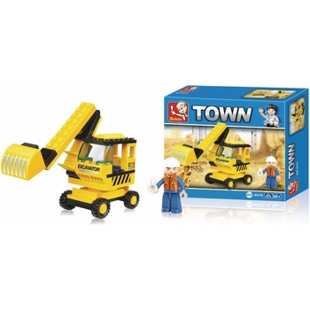 Sluban B0176 Town Bagr 62 ks