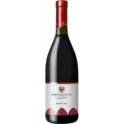Lorenzonetto Merlot červené suché 2023 13,5% 0,75 l (čistá fľaša)