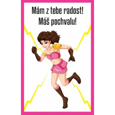 TAKTIK International s.r.o Karty máš super pochvalu 30 ks Mám z tebe radost! Máš pochvalu!