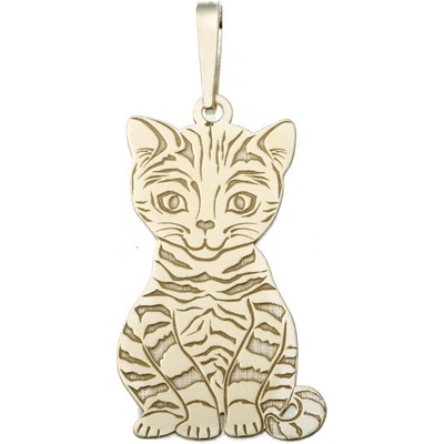 Zlatnictví Zlatíčko Zlatý přívěsek kočka PA0546