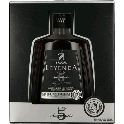 Brugal Leyenda Selección Especial 5 Aniversary edition 38% 0,7 l (kazeta)