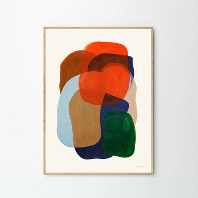 Moikka Plagát Blue Lady by Stine Belden Røed 70x100cm