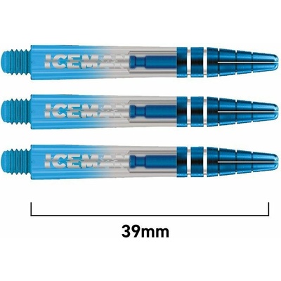 Red Dragon Gerwyn Price Iceman Nitro Ionic, modré 39 mm