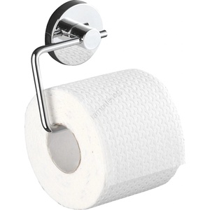 WENKO 20899100-Държач за тоалетна хартия VACUUM-LOC MILAZZO 13x10, 5 см блестящ хром (WE0601)