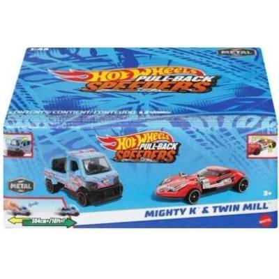 Mattel Hot Wheels PullBack Speeders Mighty K a Twin Mill