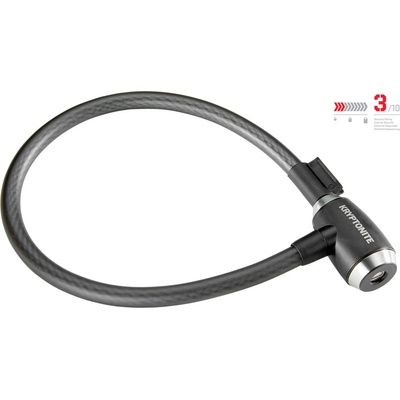 Kryptonite Кабелен катинар Kryptonite KryptoFlex 1565 Key Cable Bike lock - Black - размер 65 cm (870-3209-0111)