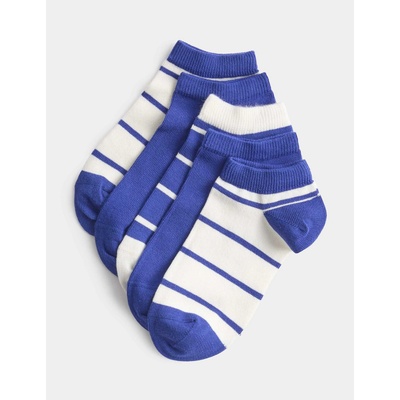 Marks & Spencer Райрани къси чорапи Trainer Liners, комплект 5 чифта (6 малко - 7 голямо) Marks & Spencer синьо Marks & Spencer | Sin | Момчешки | 6-8+