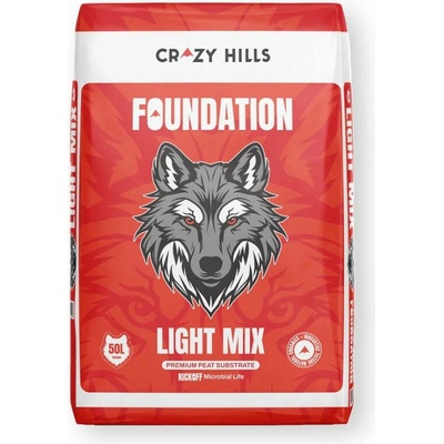 Crazy Hills Foundation Light Mix pestovateľský 50 l