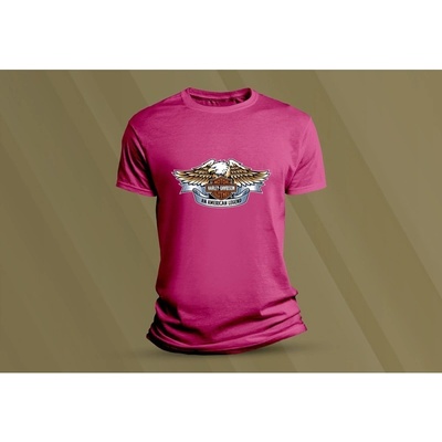 Sandratex dětské bavlněné tričko Harley-Davidson 6. fuchsia