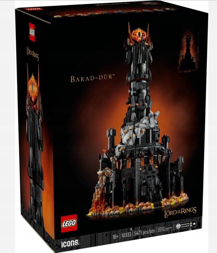 LEGO® Icons 10333 Pán Prstenů: Barad-dur™ Od 12 550 Kč - Heureka.cz