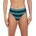 Nike Statement Stripe Mid Waist Bikini Bottom - Black