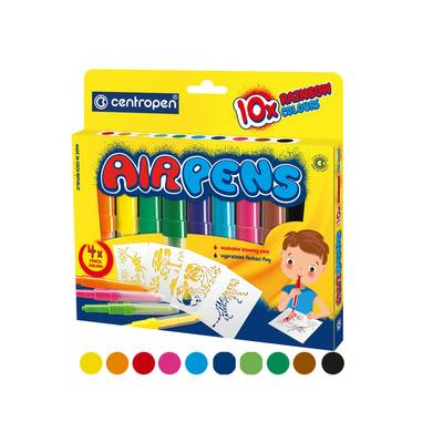 Foukací fixy CENTROPEN 1500/10 sada RAINBOW