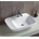 Inter Ceramic Мивка за баня ICB 879, монтаж върху плот, порцелан, бял, 59x45x13.5см (879)