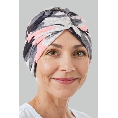 Aradesa dámský turban růžové camo