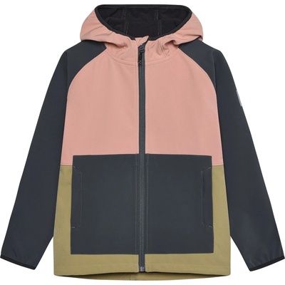 Color Kids Детско софтшел яке Color Kids Kid's Junior Softshell Colorblock Softshell jacket - Bridal Rose - размер 140 (EU) (703-6802-0117)