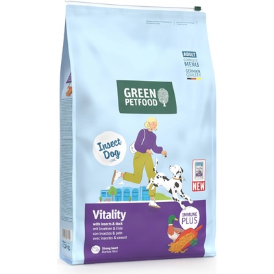 Green Petfood Vitality Insects & Duck 2 x 7,5 kg