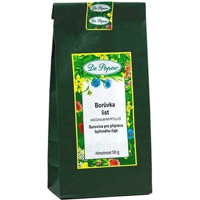 Dr. Popov Borůvka list 50 g
