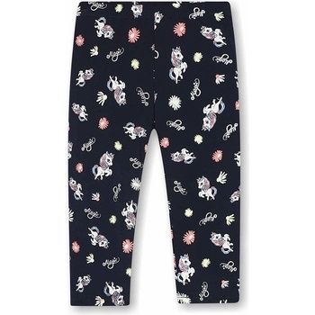 dívčí 3/4 legíny jednorožci tm.modrá