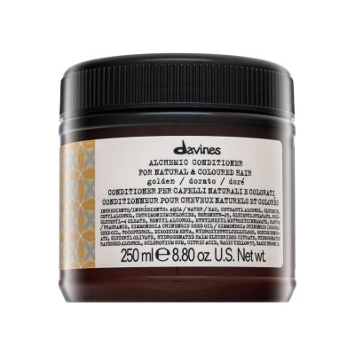 Davines Alchemic Conditioner тониращ балсам за съживяване на топлите руси нюанси Golden 250 ml