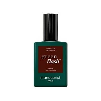 manucurist Green Flash Lak na nehty Unisex Černá 15 ml