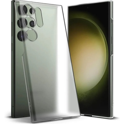 Ringke Slim Matte PC Case - поликарбонатов кейс за Samsung Galaxy S23 Ultra (прозрачен-мат)