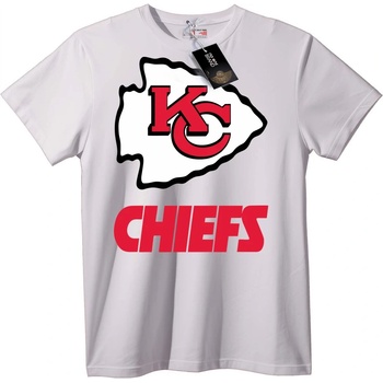 NOONEBRAND Тениска Лого Kansas City Chiefs - M, White