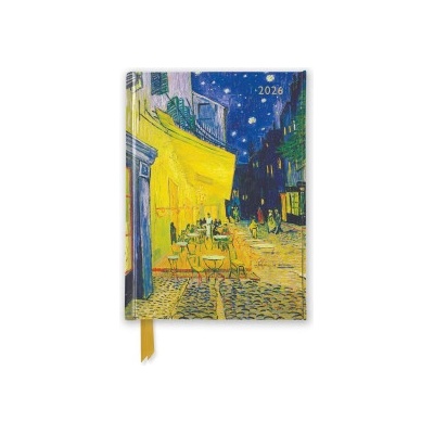 Flame Tree Publishing Vincent Van Gogh: Café Terrace 2026 Luxury Pocket Diary Planner - Week to View | Flame Tree Publishing