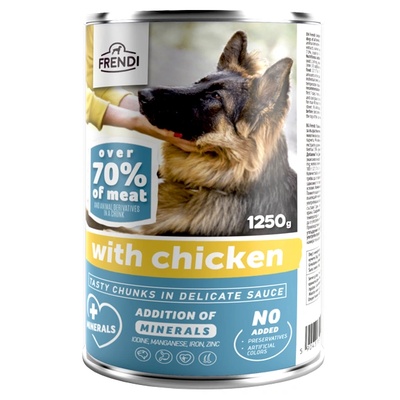 Frendi консерва за куче - пилешко в грейви сос 1250гр