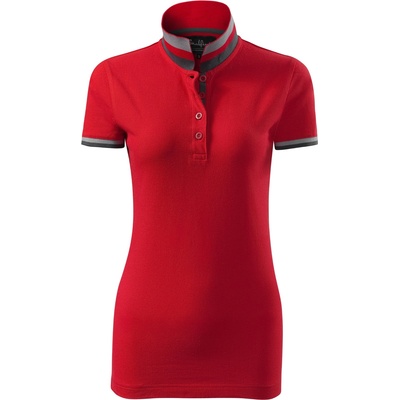 MALFINI Malfini premium collar up 257 / Дамска поло тениска - червена s (2577113)
