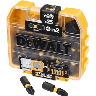 DEWALT Накрайник за винтоверт, PH2, 25mm, FLEXTORQ, 25pcs