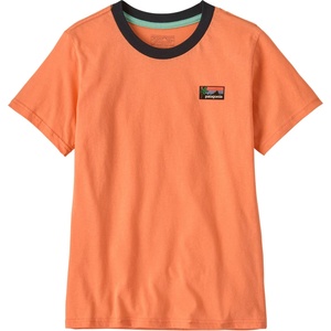 Patagonia Детска тениска Patagonia Kid's Graphic T-shirt - Tidal Threads: Peach Sherbet (704-3907-0714)