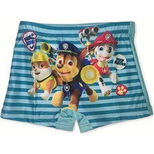 Setino Detské chlapčenské plavky boxerky Tlapková patrola Paw Patrol tyrkysové