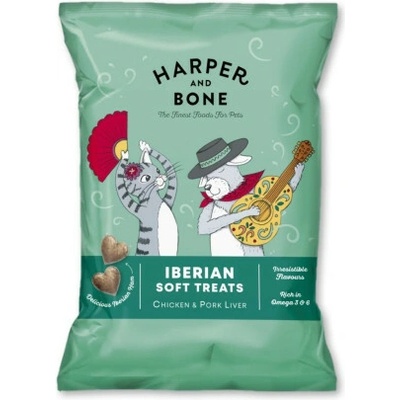 Harper and Bone Dog & Cat Iberian S.Treats Chicken & Pork 90 g