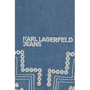 Karl Lagerfeld Jeans Тънък памучен шал Karl Lagerfeld Jeans (B2W33008)