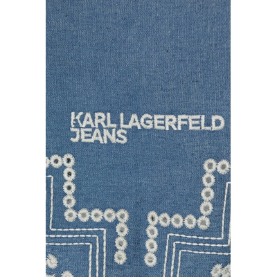 Karl Lagerfeld Jeans Тънък памучен шал Karl Lagerfeld Jeans (B2W33008)