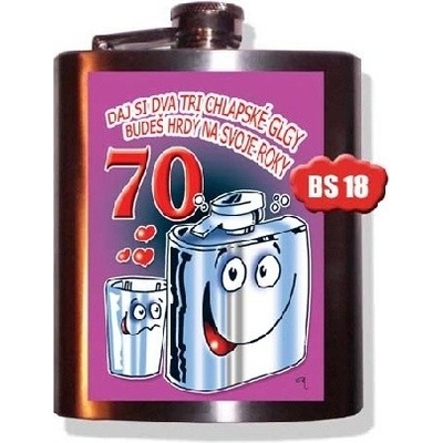 Placatka Dáš si dva tři chlapské loky 70