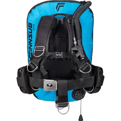 FINNSUB FLY 13D BLUE COMFORT SET - infl.50cm, SS Backplate - modrá – Zbozi.Blesk.cz